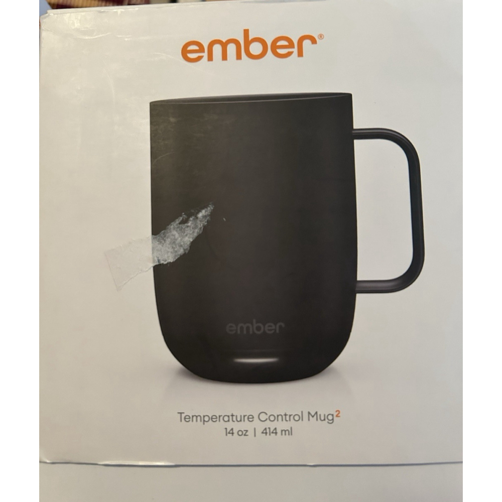 Ember 14 oz Ceramic Temperature Controlled Smart Mug - Black (CM191400US)